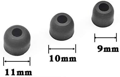 BLLQ Replacement for Samsung Gear IconX (2018 Edition) Ear Tips Wingtips 12 PCS Accessories, Silicone Earhooks Earbuds Cover Eargels Eartips Compatible with Gear IcoonX, Black 12pcs