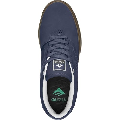 etnies Men's The Low Vulc Skate Shoe, Black/White, 10