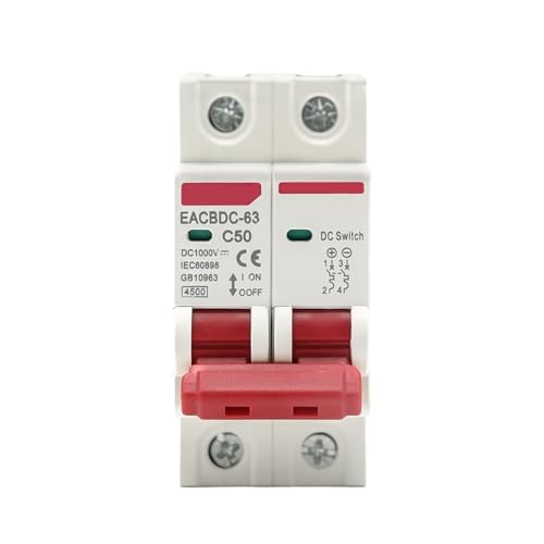 Disjoncteur photovoltaïque DC 1000V 2P 32A mini interrupteur protection surcharge solaire