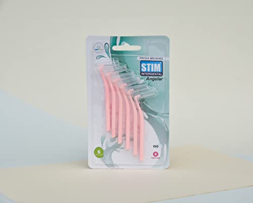 Stim Proxa L Angular Interdental Brush Iso-0 (Pack Of 3), Manual, Adult, Pink