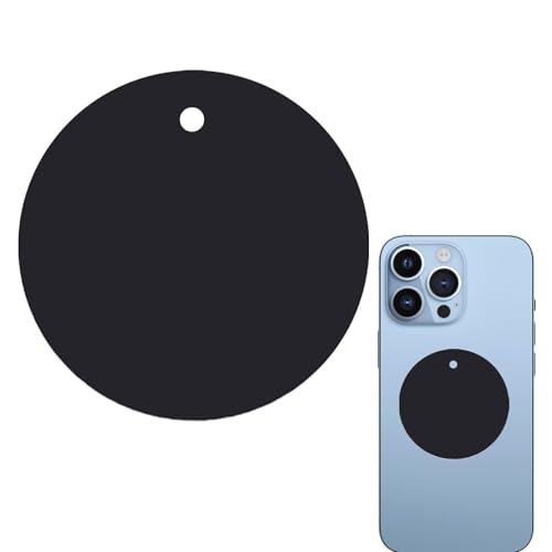 Pegatinas de metal para teléfono para montaje magnético | Placa Adhesiva para Soporte de Coche | Adhesivo de metal de 0,5 mm de grosor para soportes de ventilación, carcasas de teléfonos y salpicadero