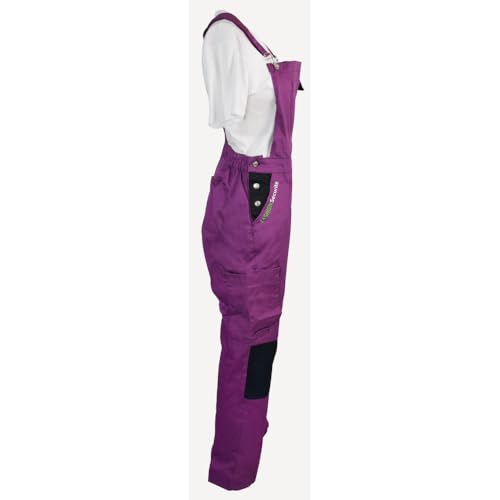 Fashion Securite 660100 Pep's Arbeits-Latzhose, violett, FAS 18 826601227