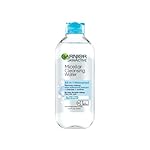 Garnier Micellar Water For Waterproof Makeup, Hydrating Facial Cleanser & Makeup Remover, Suitable for Sensitive Skin, Vegan, Cruelty Free, 13.5 Fl Oz (400mL), 1 Count