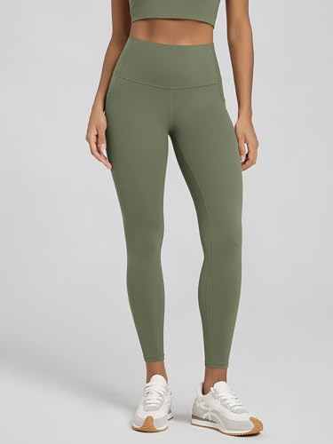 Image of ODODOS Buttery Soft Lounge Yoga Leggings with Pockets for Women 23 inch / 25 inch /28 inch High Waist Yoga Pants