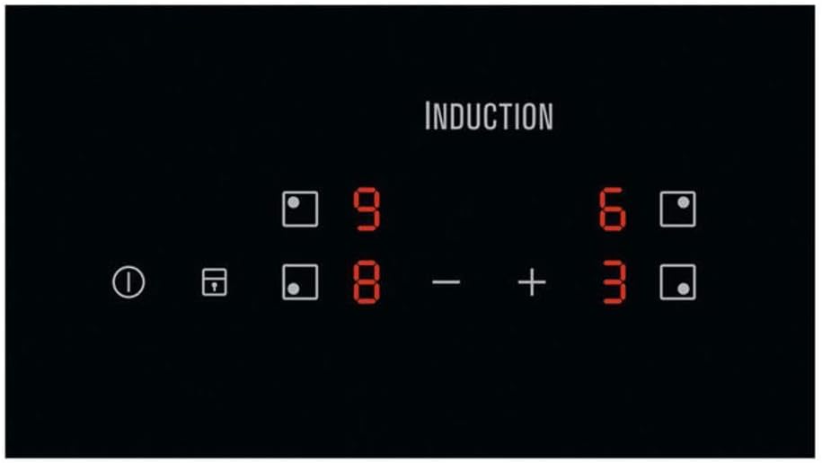 Piano cottura in vetroceramica ad Induzione da 60 cm, N° 4 Fuochi Piano cottura in vetroceramica ad Induzione da 60 cm, N° 4 Fuochi