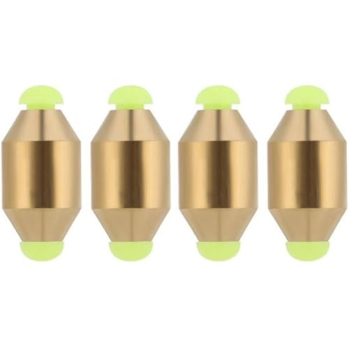Lpitoy Fishing Weights Sinkers Copper Alloy Slip Sinker Fishing Line Sinkers Fishing Tackle Accessories for Freshwater Saltwater