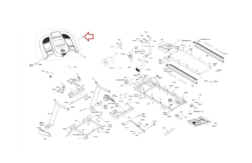 Image of Display Console Set Semi Assembly 1000457432 Works with HZ Fitness 7.8AT-02 TM758B TM1000B TreadmillC