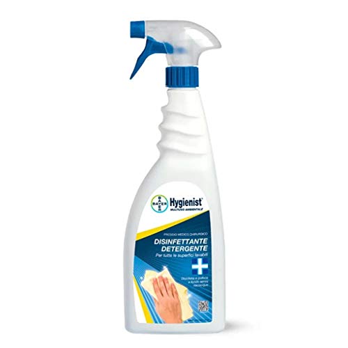 Envu, Hygienist Multiuso Ambientale, Disinfettante Detergente Spray, Adatto a tutte le Superfici Lavabili, 750 ml