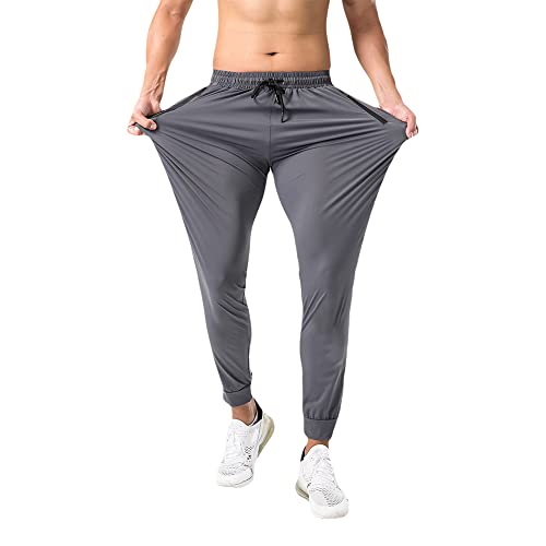 Calça Masculina Esporte Corrida Treino Casual (G, CINZA)