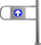 Cancello automatico a battente, larghezza 50 60 80 100 120 150 180 200 cm, porta unidirezi...