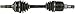 A1 Cardone 60-6072 CV Half Shaft Assembly