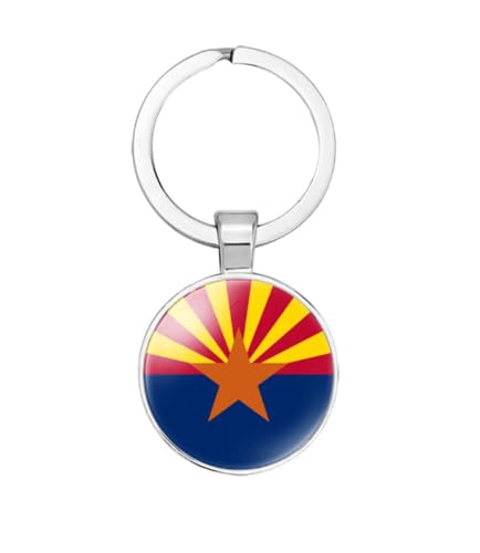 vmcoatdu Arizona Key Chain Keyring Gift Men Women Keychain Stainless