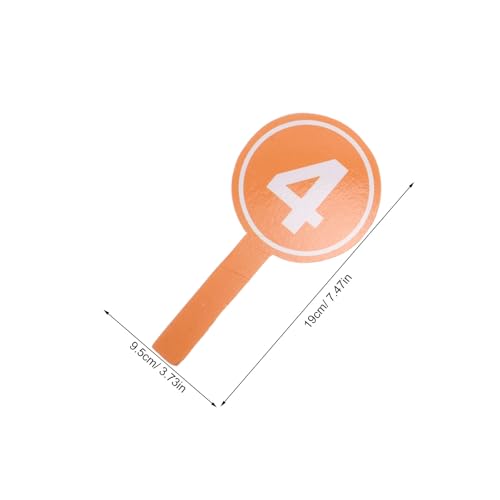 Yardwe 10PCS Auction Paddles Handheld Number Boards miniatura 2