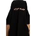 TheHijabStore.com One Piece Three Layer Saudi Style Niqab Muslim Face Veil with Satin Cord Black