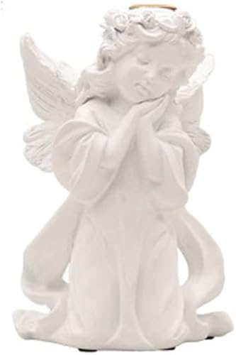 Portavelas retro de ángel portavelas romántico, candelabro, cena, adorno, escena, boda, arreglo, accesorios de regalo, decoración decorativa (tamaño