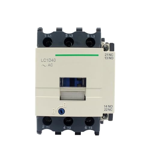 Contacteur triphasé LC1-D40 3P NO NC 40A pour moteur et treuil automatique 220V