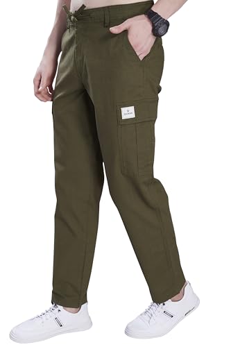 Image of DIVISIVE Men's Loose Fit Linen Blend Cotton Cargo Pants