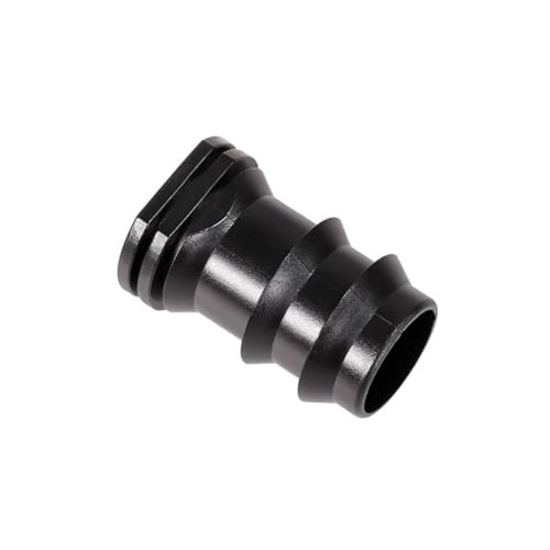 Lapiglo 10 accesorios de tubería de púas de 25 mm para sistemas de riego de polietileno, conectores de riego de jardín, adaptadores de plástico negro a prueba de fugas