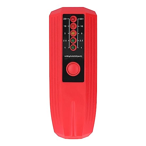 Medidor Portátil EMF Magnético con Indicador LED Rojo miniatura 6