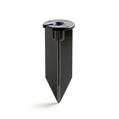 Kichler 8” Outdoor Landscape Light Stake in Black, Durable Ground Mount Accessory for Pathway and...