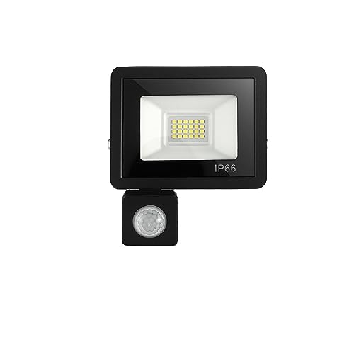 Projecteur LED automatique 100W pour sécuriser allée et mur extérieur