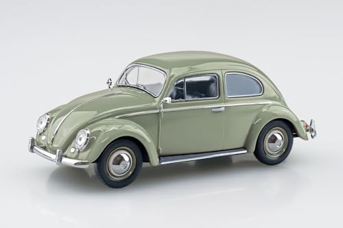 Aoshima 1:32 Volkswagen Beetle Kit plástico color lead green miniatura 2