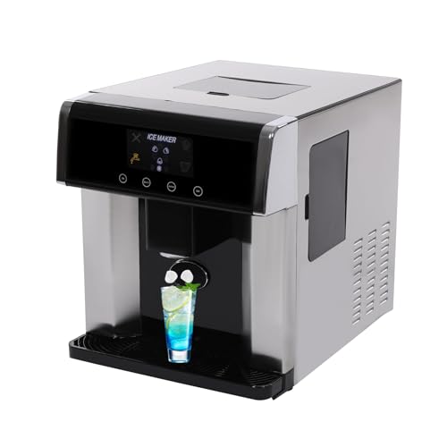 Dispensador de agua con máquina de hielo portátil