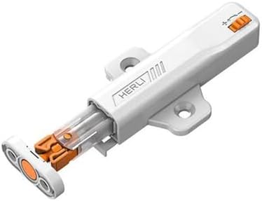 Push to Open Cabinet Touch Latch Damper Buffer Pressure Drawer Door Stop(White)