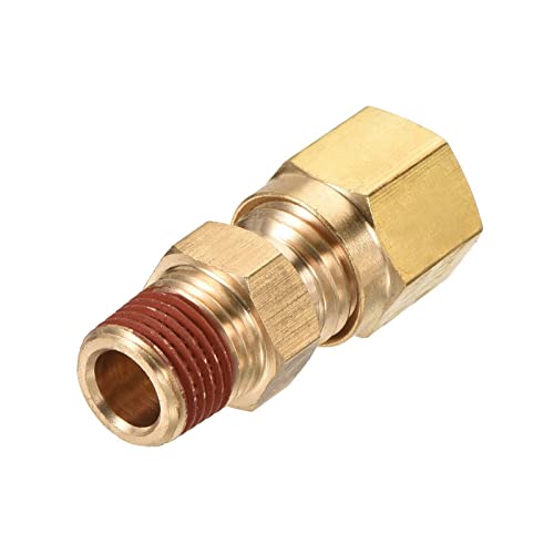 Tool parts Brass Compression Tube Fitting 1/8NPT x 1/4
