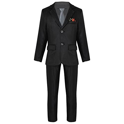 Costume chevrons garçon deux pièces pour soirée élégante