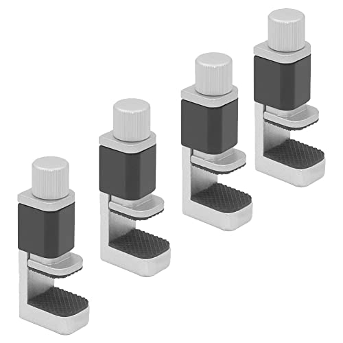 Cpolebev 4 PièCes Pince en MéTal Support de Fixation RéGlable pour TéLéPhone Portable éCran LCD Fixation Pince RéParation Outils à Main