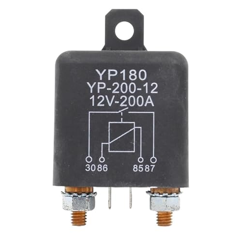 Relé de coche 12V 200A soluciona cortes de energía en interruptor de motor