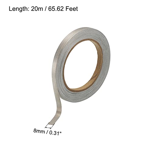 Image of MECCANIXITY Faraday Cloth Tape 0.31 inch W x 65.62 Feet Conductive Cloth Fabric Adhesive Tape Roll for Laptop Cable EMI Shielding 2 Pcs