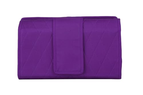 Image of Craft Folding Kit - Portable Soft Storage - Crafts, Sewing, & Quilting Organizer Purple