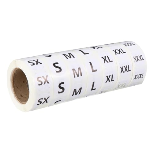 Étiquettes autocollantes rondes pour marquage de vêtements et gestion de stock en papier blanc