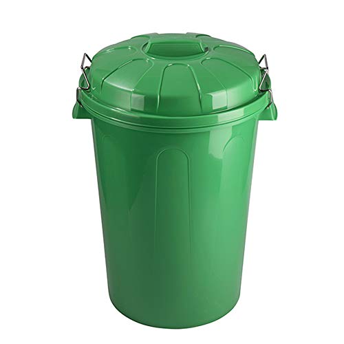 Plastic Forte - Cubo Basura con Tapa 100 litros Verde