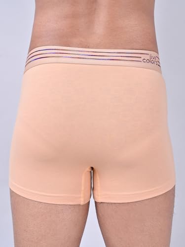 Image of Rupa Colors Solid Trunk for Men, Cotton Blend, Outer Elastic, Regular Fit, Pack of 1