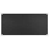 Stalflex Blindplatte 2U für 19 Zoll Fachboden - Blindplatte zur Rackmontage für Computer- & Server-Racks - Serverschrank Filler für Netzwerkschrank - aus massivem Stahl