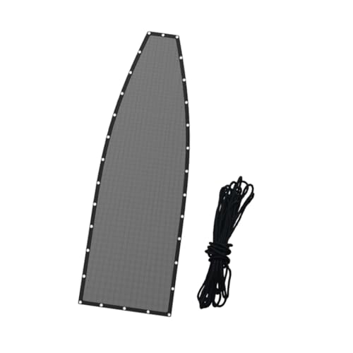 Oshhni Tela de Repuesto para Silla Colgante, Ideal para Reparar tu Patio, Interior o Exterior, con Cable de 11,8 m, Gris Oscuro