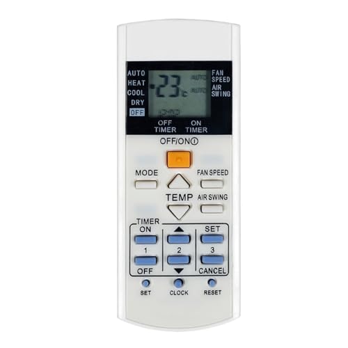 HWVSRKCO Control Remoto de Aire Acondicionado Compatible con Panasonic: A75C3407, A75C3623, A75C3625, KTSX003, A75C3297