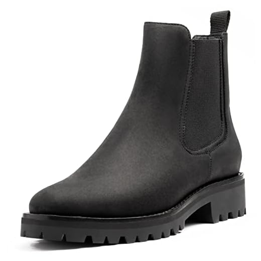 Thursday Boot Company Women's Legend Rugged & Resilient Chelsea Boots, Black Matte, 7.5