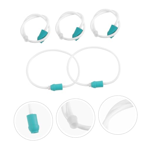 5 piezas de líneas de extensión para máquina de ventosas, conjunto de tubos de vacío para terapia de masaje con ventosas miniatura 3