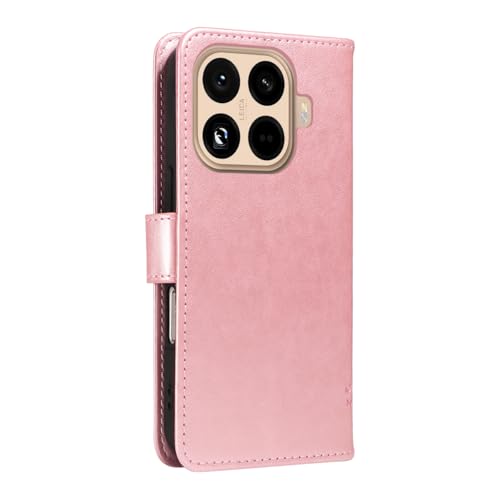 Étui pour Xiaomi 15T Pro relief premium chic à clapet aimanté