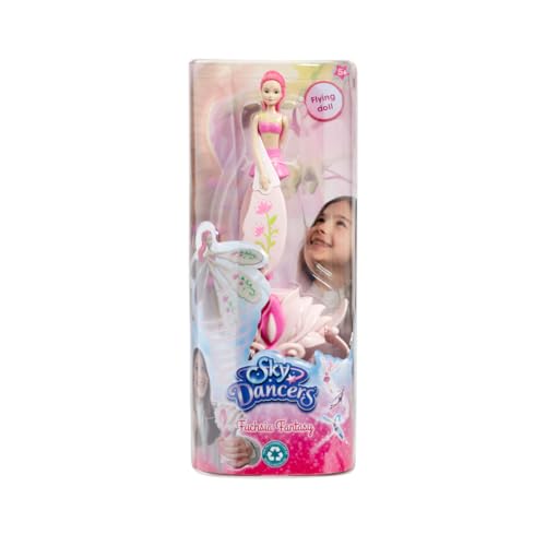 Image of Sky Dancers: Fuchsia Fantasy | Pull The Cord and Watch as She Makes a Dazzling Dance Through Mid-Air! | Flying Doll Toy | No Batteries Required | Gift for Ages 5+