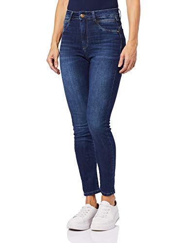 Cigarrete Push Up, Feminino, Sawary Jeans, Indigo, 44