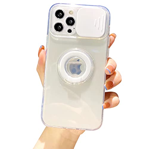 Rokmym Coque Compatible avec iPhone 13 Pro Max,Avancé Silicone Souple Protection de la Caméra Étui Housse [avec Anneau Rotatif à 360 degrés ] Etui Anti-Choc Case pour iPhone 13 Pro Max