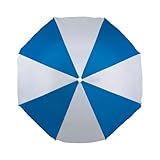 Guarda-sol Grande Liso Praia Pesca Piscina Alum?nio 1,80m Ver?o Azul