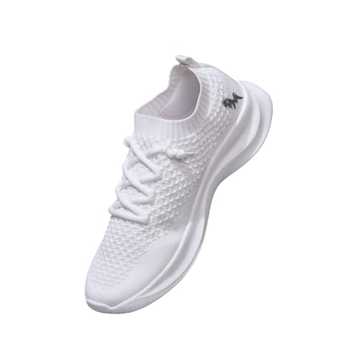 Image of Neeman's Knit Gliders Men Sneakers | Stylish Casual Shoes for Men with Airknit Breathable Upper | Anti-Skid EVA Sole Footwear | Lightweight Lace-Up Sneaker