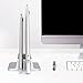 JARLINK Vertical Laptop Stand Holder, Aluminum Double Desktop Stand Holder with Adjustable Dock (Up to 17.3 inch), Compatible with MacBook, Surface, Chromebook, and Gaming Laptops, Grey
