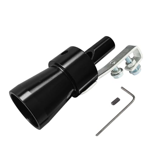 Car Turbo Whistle Aluminum Alloy S Black